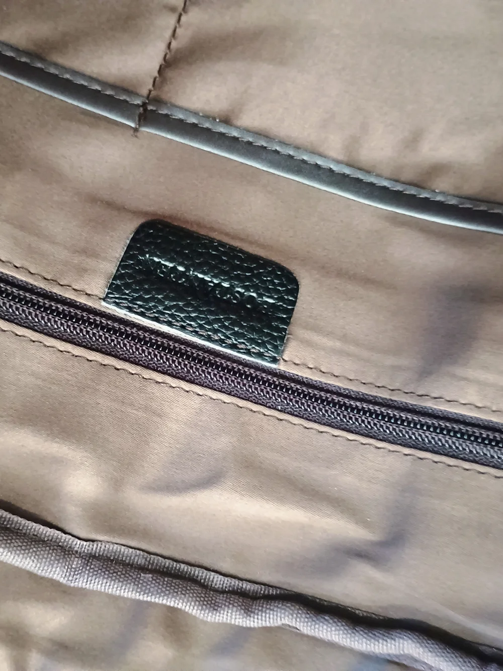 NWOT Bostanten Black Leather Laptop Bag -
